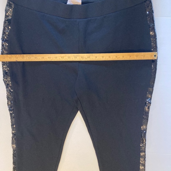 Philosophy womens pull on black pants - Picture 10 of 10